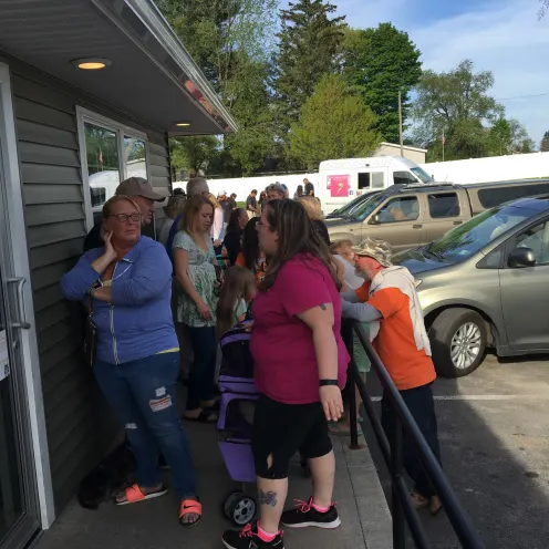 Low income rabies clinic at Waterville Veterinary Clinic